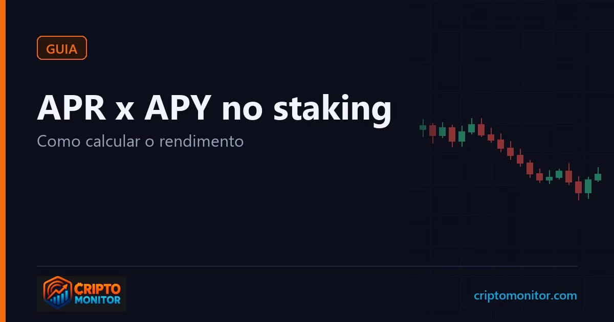 APR x APY: como calcular o rendimento de staking de criptomoedas