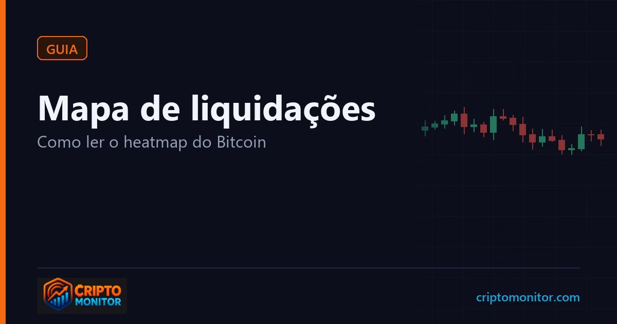 Mapa de liquidações: como ler o heatmap de liquidações do Bitcoin