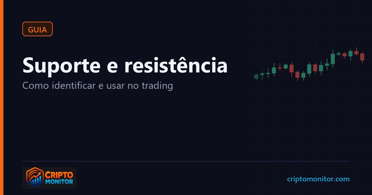 Suporte e resistência: como identificar e usar no trading de cripto